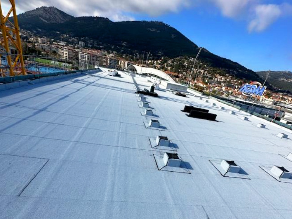 Étanchéité toiture terrasse inaccessible autoprotégée AGPM Toulon
